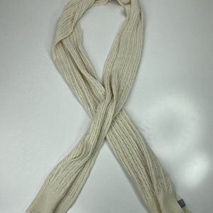 American Eagle Ivory Cable Knit Scarf Winter